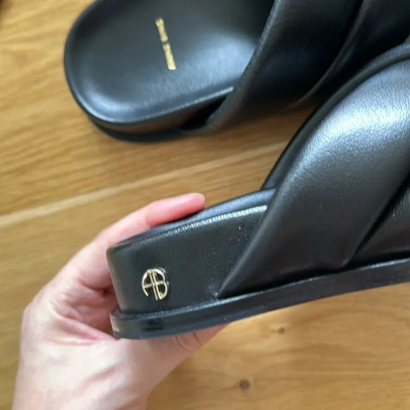 Brand new beautiful and very comfortable black Anine Bing sandals size 37 - Picture 4 of 5